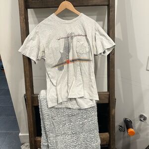 Harley-Davidson Light Gray Tee with Bold Logo| VINTAGE 90s